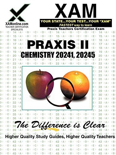 Chemistry: Teacher Certification Exam: 20241, 20242, 20245 (XAM PRAXIS) (9781581978469) by Wynne, Sharon