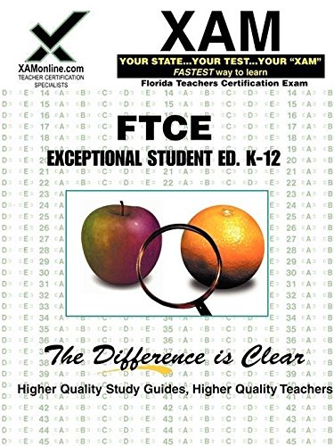 Imagen de archivo de FTCE Exceptional Student Education K-12 (XAM FTCE) a la venta por Patrico Books