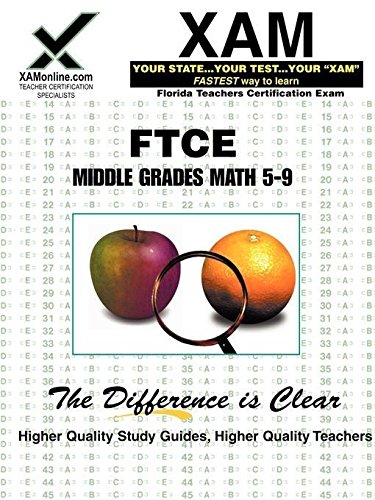 FTCE Middle Grades Math 5-9 (XAM FTCE) (9781581979107) by Wynne, Sharon