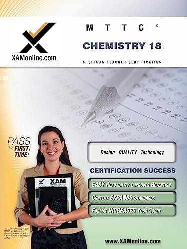 Imagen de archivo de MTTC Chemistry 18 Teacher Certification Test Prep Study Guide (XAM MTTC) a la venta por The Book Cellar, LLC