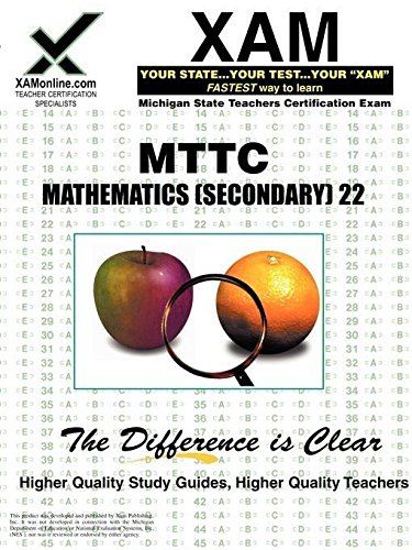 MTTC Mathematics (Secondary) 22 (XAM MTTC) (9781581979589) by Wynne, Sharon