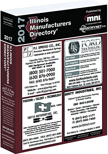 Beispielbild fr 2017 Illinois Manufacturers Directory zum Verkauf von GF Books, Inc.