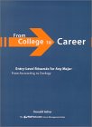 9781582070797: From College to Career: Entry-Level Resumes for Any Major from Accounting to Zoology