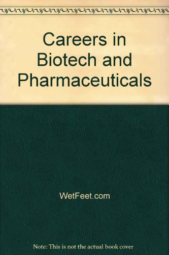 Beispielbild fr Careers in Biotech and Pharmaceuticals zum Verkauf von POQUETTE'S BOOKS