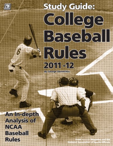 9781582081373: Study Guide: College Baseball Rules 2011-12