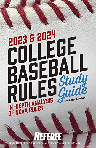 Imagen de archivo de Study Guide College Baseball Rules 2023-2024 a la venta por Big River Books