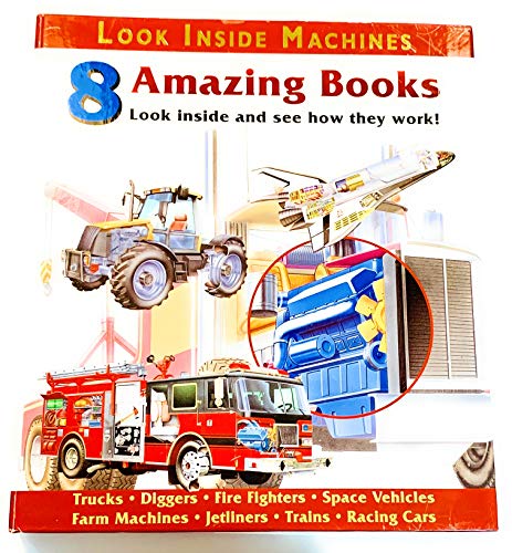 Imagen de archivo de Look Inside Machines: 8 Amazing Books! a la venta por Jenson Books Inc