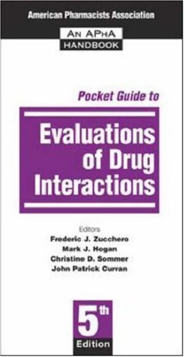 Beispielbild fr Pocket Guide to Evaluations of Drug Interactions zum Verkauf von HPB-Red