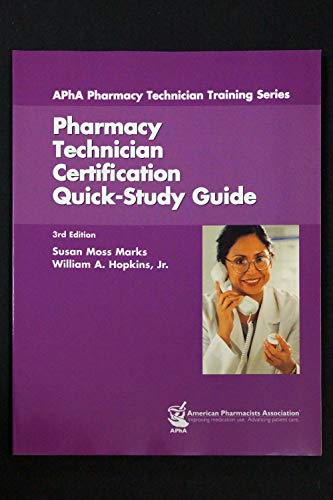 Stock image for Pharmacy Technician Certification Quick-Study Guide (Apha Pharmacy Technician Train) for sale by HPB Inc.