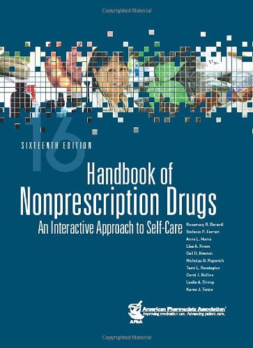 9781582121222: Handbook of Nonprescription Drugs: An Interactive Approach to Self-Care 16th Ed