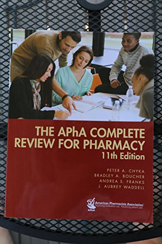 Imagen de archivo de The APhA Complete Review for Pharmacy a la venta por SecondSale