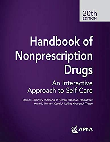 9781582123172: Handbook of Nonprescription Drugs: An Interactive Approach to Self-care