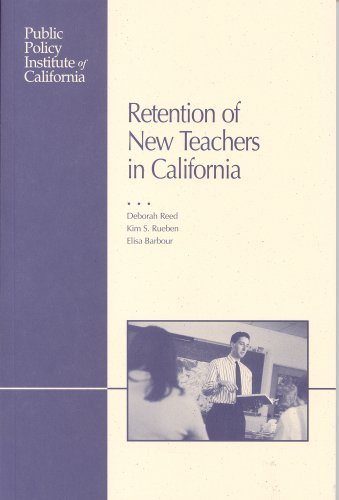 Beispielbild fr Retention of New Teachers in California zum Verkauf von Books From California