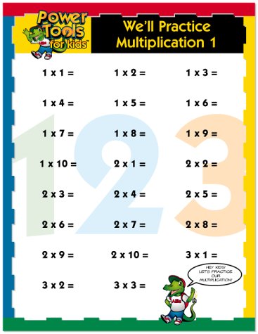 We'll Practice Multiplication 1 (PowerTools for KidsTM) [Ring-bound] [May 03, 1998] Pegoraro, Laura