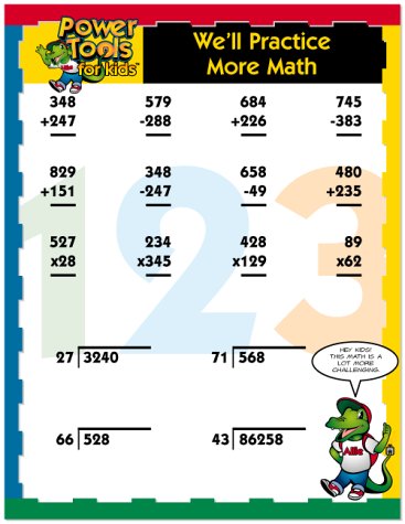 We'll Practice More Math (PowerTools for KidsTM) [May 03, 1998] Pegoraro, Laura