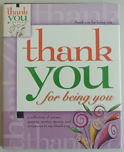 Beispielbild fr Thank You for Being You (Gift Book) zum Verkauf von SecondSale