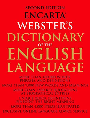 9781582345109: Encarta Webster's Dictionary of the English Language: Second Edition