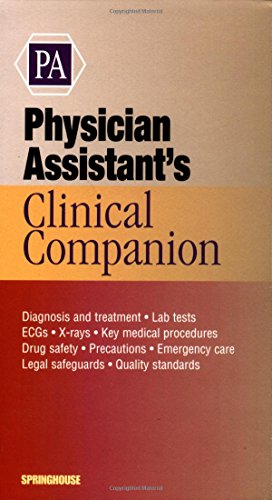 Imagen de archivo de Physician Assistant's Clinical Companion a la venta por Better World Books