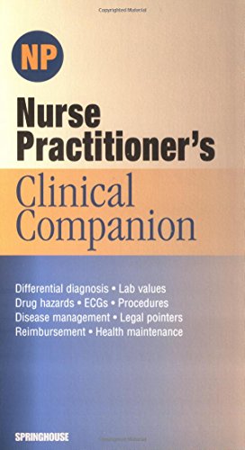 Imagen de archivo de Nurse Practitioner's Clinical Companion a la venta por Better World Books