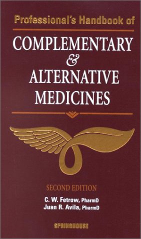 Beispielbild fr Professional's Handbook of Complementary & Alternative Medicines zum Verkauf von HPB-Diamond