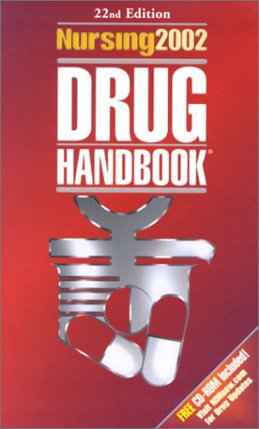 Imagen de archivo de Nursing 2002 Drug Handbook (Book with Mini CD-ROM for Windows & Macintosh) a la venta por SecondSale