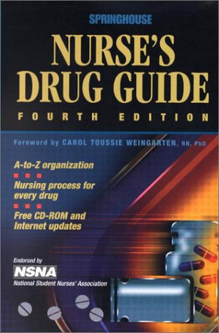 9781582551241: Springhouse Nurse's Drug Guide (Book with CD-ROM for Windows)
