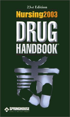 Beispielbild fr Nursing 2003 Drug Handbook zum Verkauf von SecondSale
