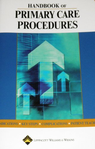 Stock image for Handbook of Primary Care Procedures for sale by ThriftBooks-Atlanta