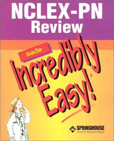 Imagen de archivo de NCLEX-PN Review Made Incredibly Easy! [With CDROM] a la venta por ThriftBooks-Dallas