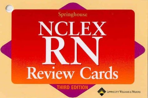 Beispielbild fr Springhouse Nclex-Rn Review Cards zum Verkauf von Once Upon A Time Books