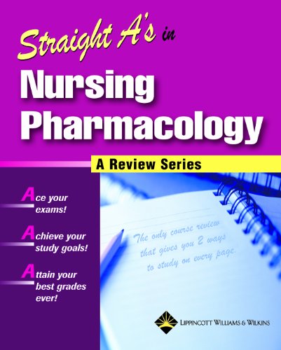 Beispielbild fr Straight A's in Nursing Pharmacology: A Review Series zum Verkauf von ThriftBooks-Atlanta