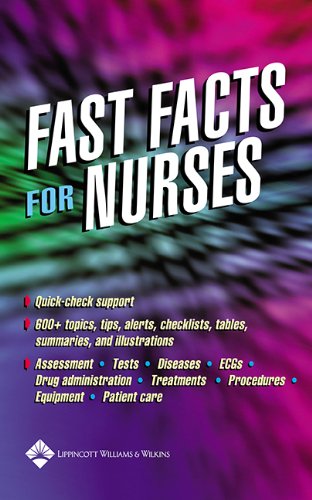 Beispielbild fr Fast Facts for Nurses zum Verkauf von Better World Books