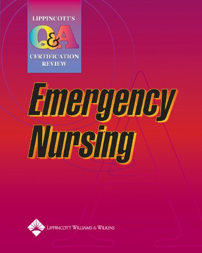 9781582553436: Lippincott Q & A Certification Review: Emergency Nursing