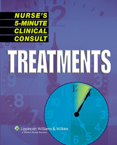 9781582555126: Nurse's 5-minute Clinical Consult: Treatments