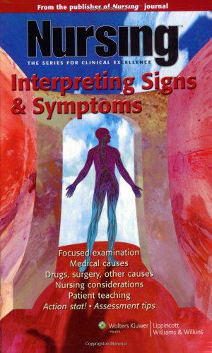 Interpreting Signs & Symptoms (Nursing Journal Series) (9781582556680) by Lippincott Williams & Wilkins