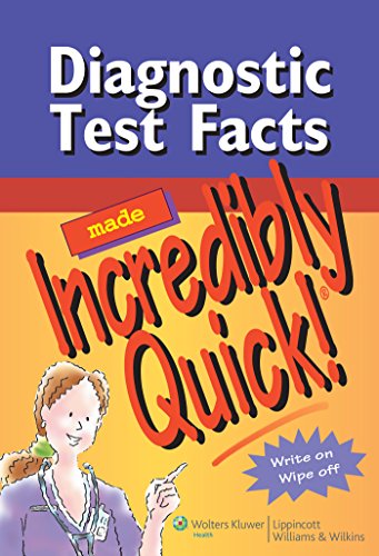 Beispielbild fr Diagnostic Test Facts Made Incredibly Quick! (Incredibly Easy! Series®) zum Verkauf von BooksRun