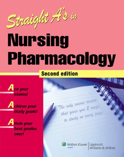 Beispielbild fr Straight A's in Nursing Pharmacology zum Verkauf von BooksRun