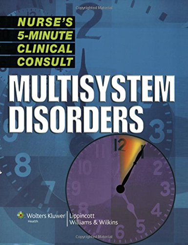 9781582556987: Nurse's 5-minute Clinical Consult: Multisystem Disorders