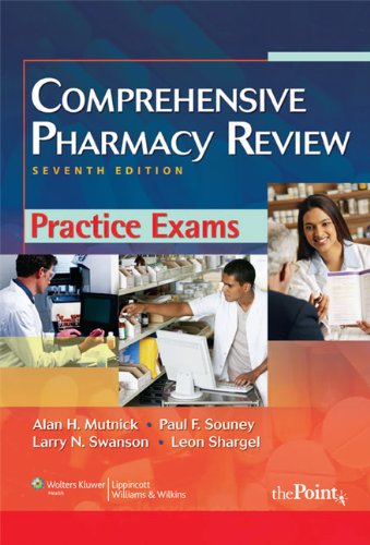 9781582557120: Comprehensive Pharmacy Review Practice Exams