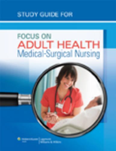 Beispielbild fr Study Guide for Focus on Adult Health: Medical-Surgical Nursing zum Verkauf von BooksRun