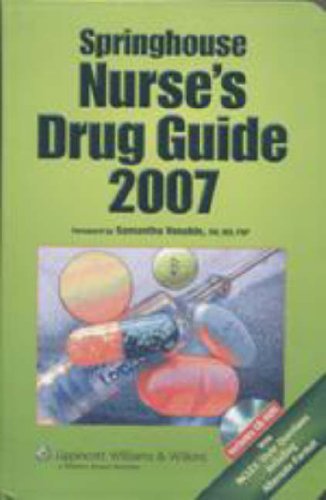 Beispielbild fr Springhouse Nurse's Drug Guide zum Verkauf von Better World Books