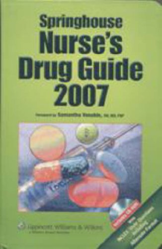 Imagen de archivo de Springhouse Nurse's Drug Guide a la venta por Better World Books