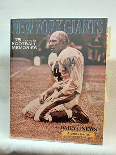 Beispielbild fr The New York Giants : 75 Years of Football Memories zum Verkauf von Better World Books