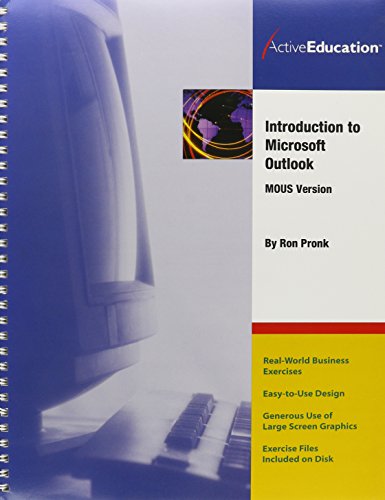 Imagen de archivo de Outlook 97 Introduction (MOUS Verson) a la venta por Revaluation Books