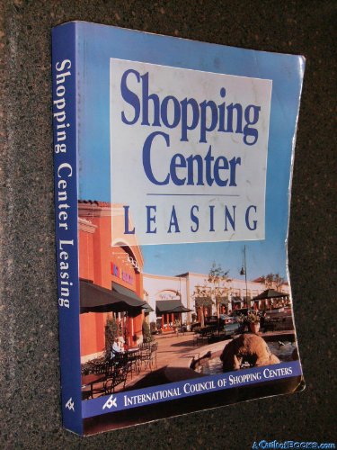 Imagen de archivo de Shopping Center Leasing a la venta por HPB-Red