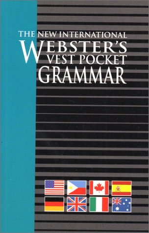 Beispielbild fr Vest Pocket Grammar, The New International Webster's zum Verkauf von Wonder Book