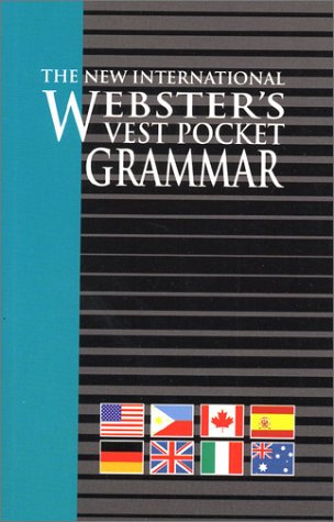 Imagen de archivo de Vest Pocket Grammar, The New International Webster's a la venta por Wonder Book