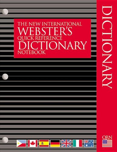 Beispielbild fr New International Webster's Quick Reference Dictionary Notebook zum Verkauf von SecondSale