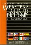 Stock image for The New International Webster's Collegiate Dictionary of the English Language for sale by Jenson Books Inc