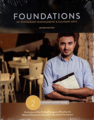 Imagen de archivo de Foundations of Restaurant Management & Culinary Arts, second edition, level 2 student activity guide a la venta por ThriftBooks-Dallas